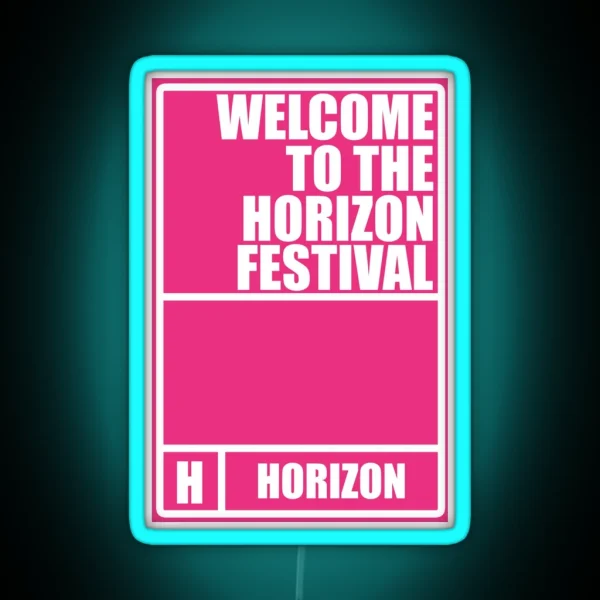 Horizon Festival Pass RGB Neon Sign