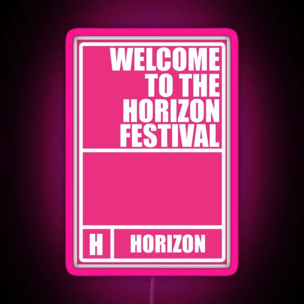 Horizon Festival Pass RGB Neon Sign