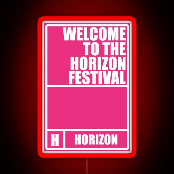 Horizon Festival Pass RGB Neon Sign