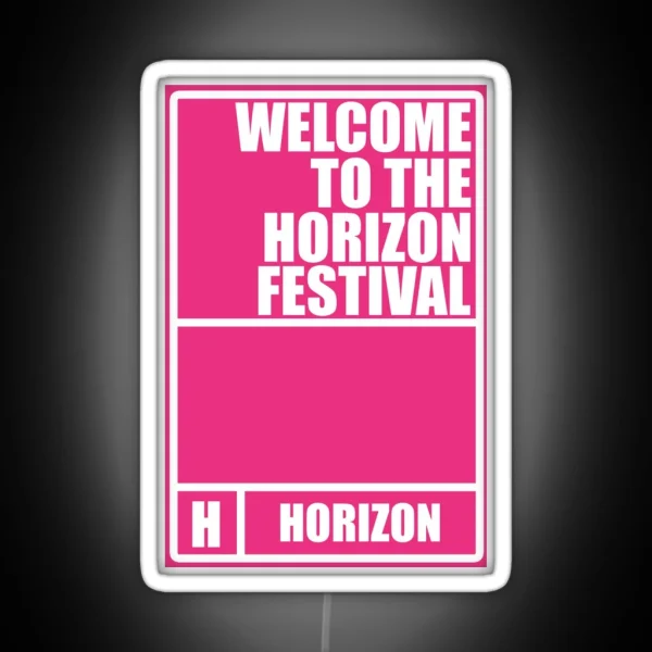 Horizon Festival Pass RGB Neon Sign