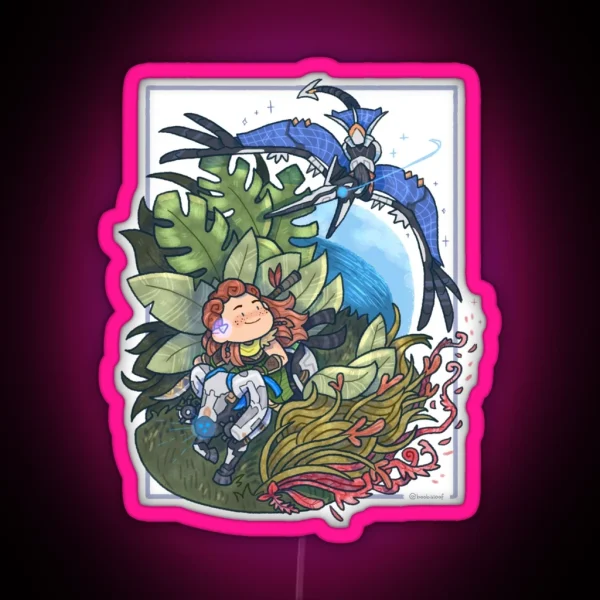 Horizon Forbidden West 1st Anniversary Piece RGB Neon Sign