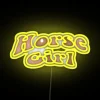 RGB LED Neon Wall Art Sign for Girls Horse Lovers