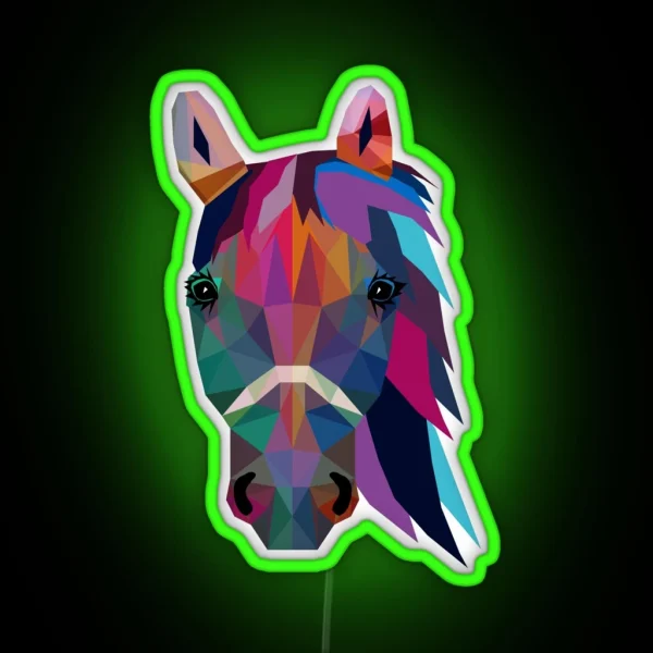 Horse RGB Neon Sign