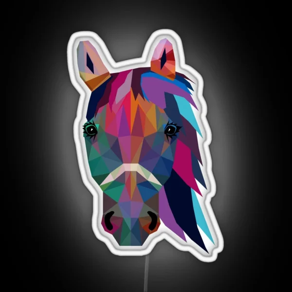 Horse RGB Neon Sign