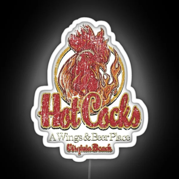 Hot Cocks Virgina Beach RGB Neon Sign