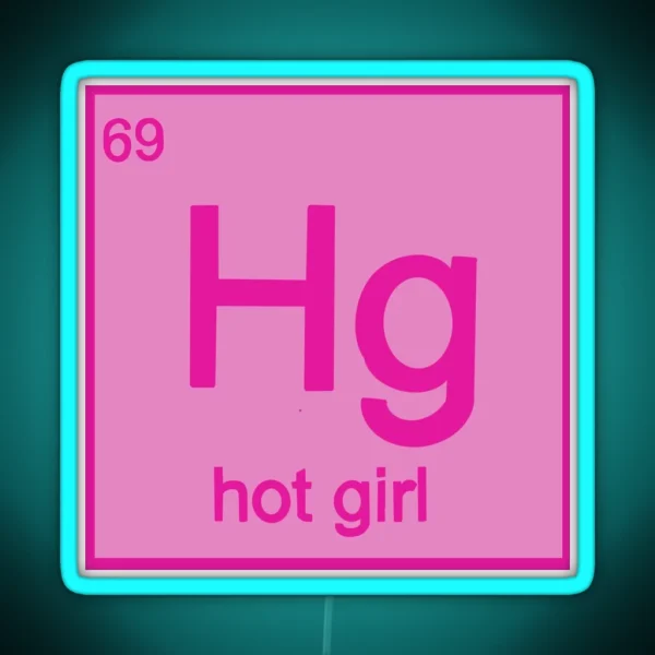 Hot Girl Element Led RGB Neon Sign