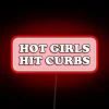 Neon warning led for drivers who can't handle hot girls