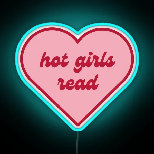 Hot Girls Read Kindle Led RGB Neon Sign