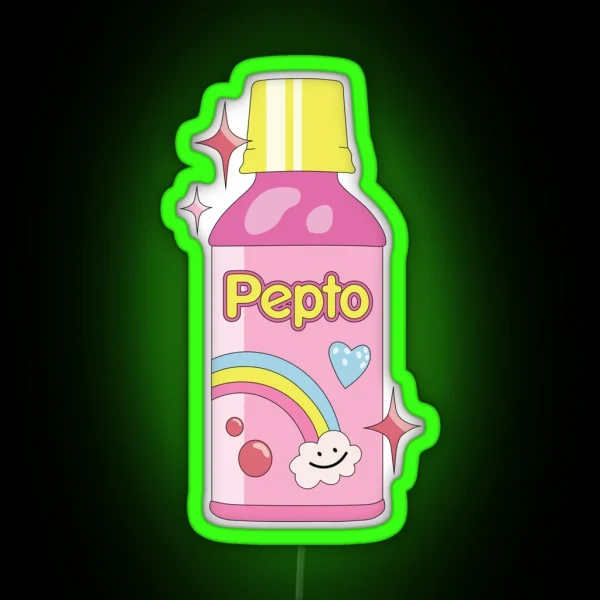 Hot Girls Take Pepto RGB Neon Sign