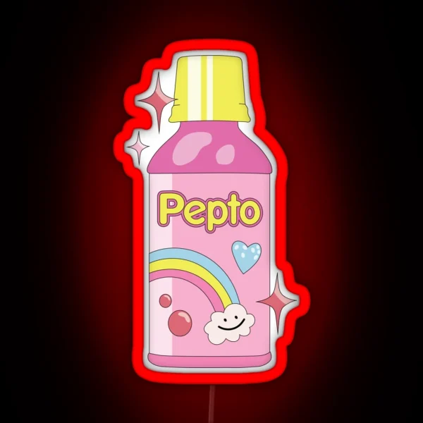 Hot Girls Take Pepto RGB Neon Sign
