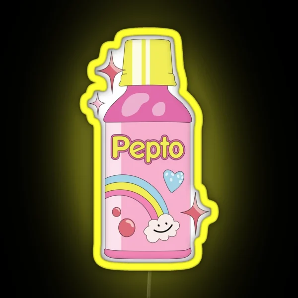 Hot Girls Take Pepto RGB Neon Sign