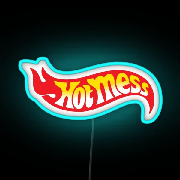 Hot Mess RGB Neon Sign