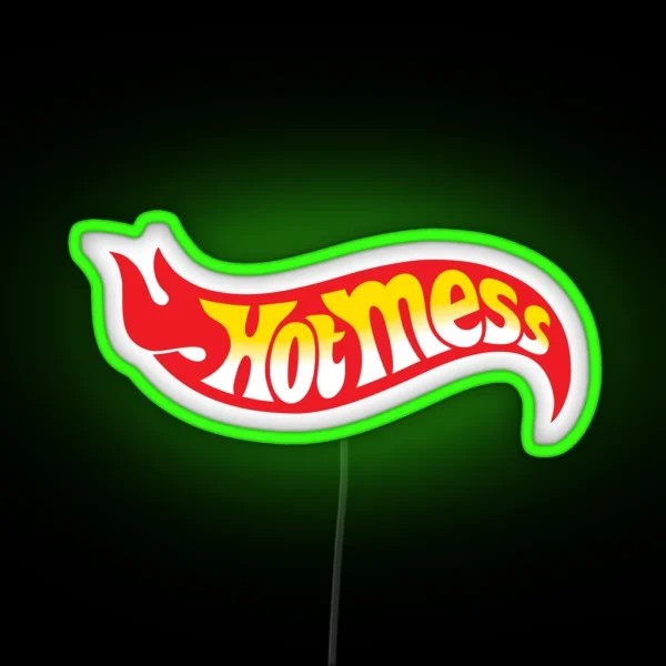 Hot Mess RGB Neon Sign