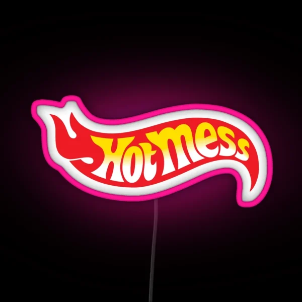 Hot Mess RGB Neon Sign