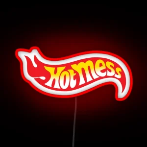 Hot Mess RGB Neon Sign