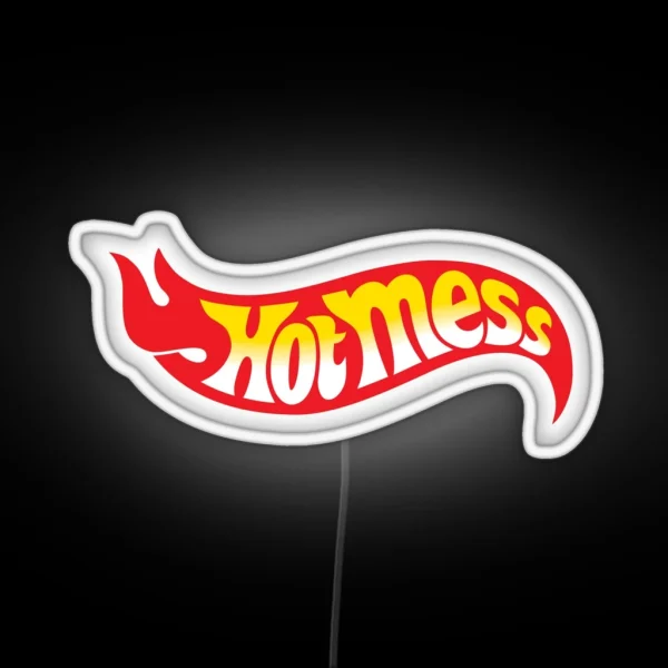 Hot Mess RGB Neon Sign
