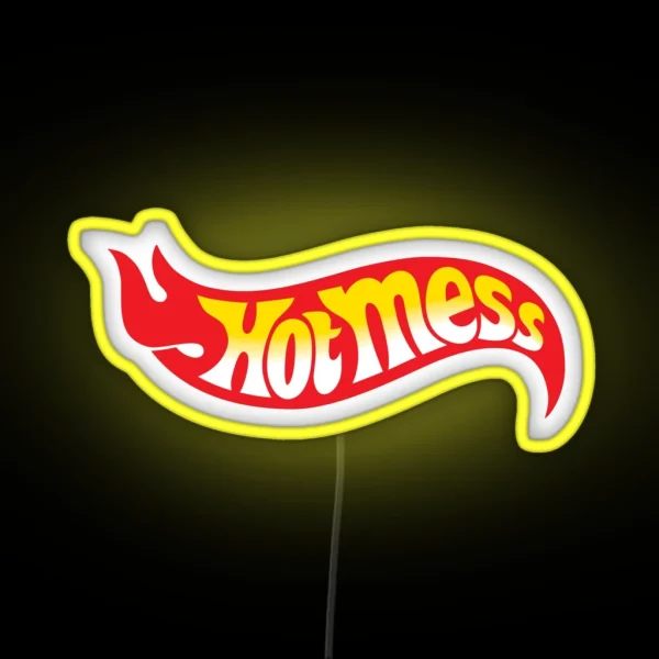 Hot Mess RGB Neon Sign