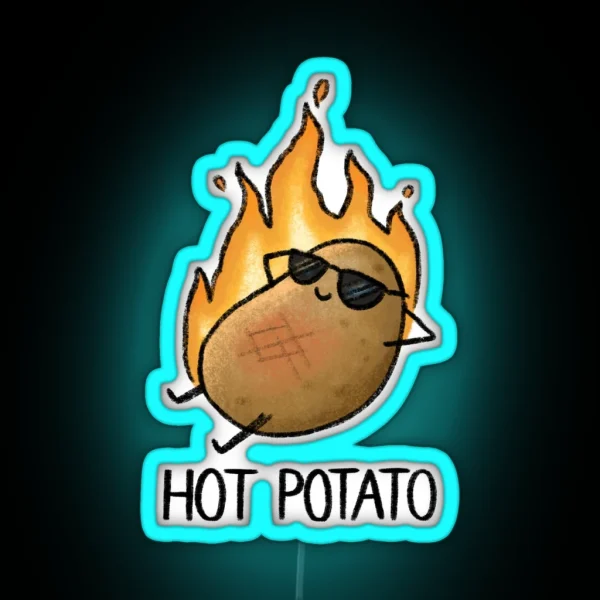 Hot Potato RGB Neon Sign