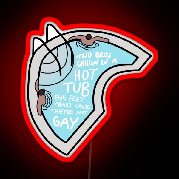 Hot Tub Bros RGB Neon Sign