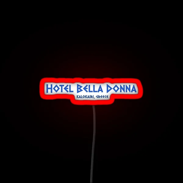 Hotel Bella Donna RGB Neon Sign