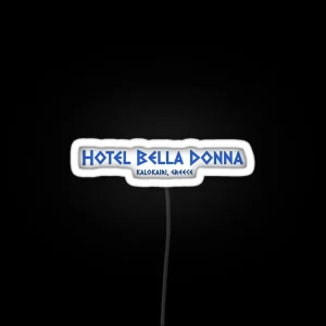 Hotel Bella Donna RGB Neon Sign