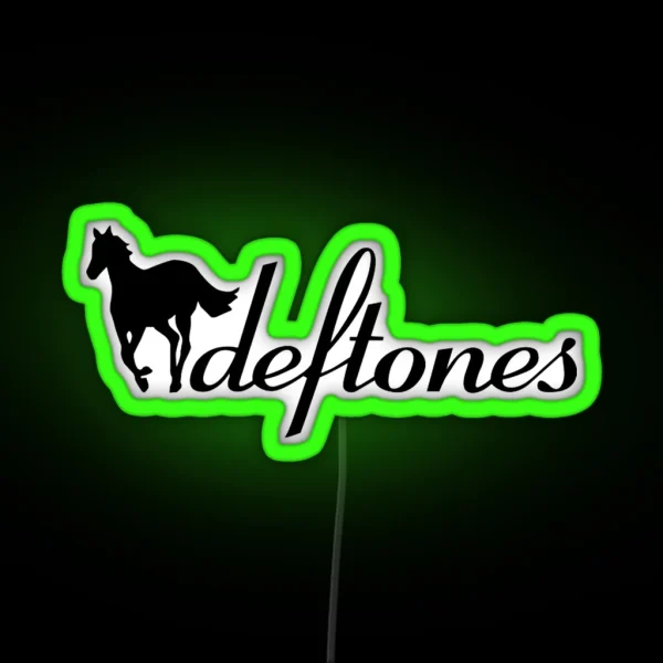 House Deftones Techno Deftones Deftones Sayings RGB Neon Sign