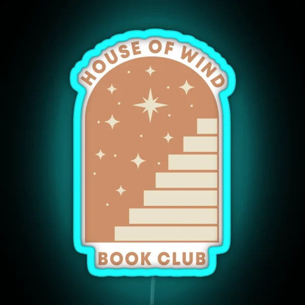 House Of Wind Book Club RGB Neon Sign