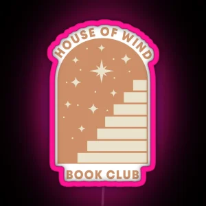 House Of Wind Book Club RGB Neon Sign