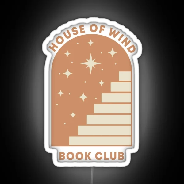 House Of Wind Book Club RGB Neon Sign