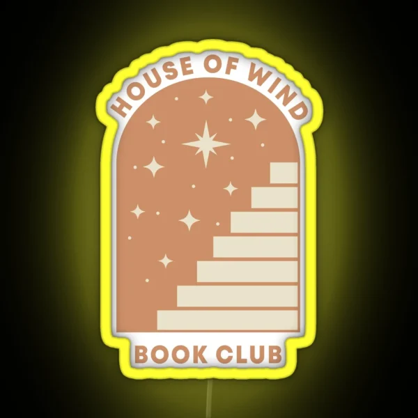 House Of Wind Book Club RGB Neon Sign