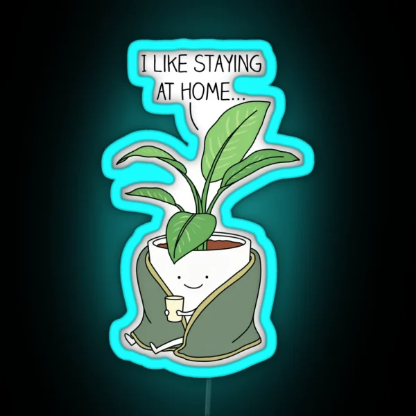 House Plant RGB Neon Sign