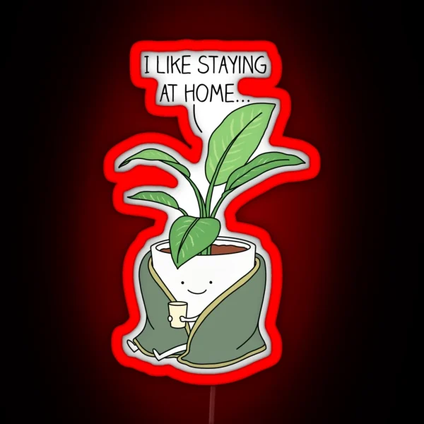 House Plant RGB Neon Sign