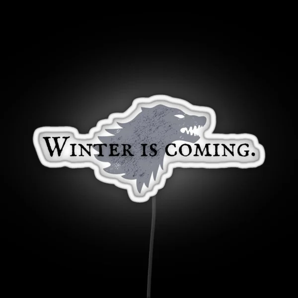 House Stark Winter Is Coming RGB Neon Sign