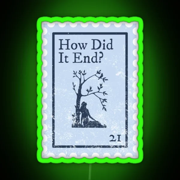 How Did It End Taylor Swift RGB Neon Sign