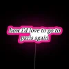 RGB Neon Sign: Parisian Nostalgia Inspired by The 1975 Lyrics