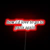 Love letter to Paris in vibrant, colorful RGB neon glow.