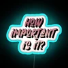 RGB Neon Sign Art Wall Decoration Accent Lighting Statement Piece