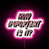 Add a touch of modern style with colorful RGB LED signage