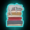 Relaxing Neon Wall Decor, Feline Vibes, Color Changing LED Sign.