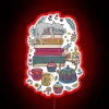 Cozy home decor inspiration with feline charm and colorful ambiance.