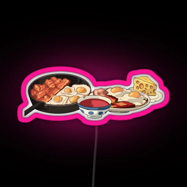 Howls Breakfast RGB Neon Sign
