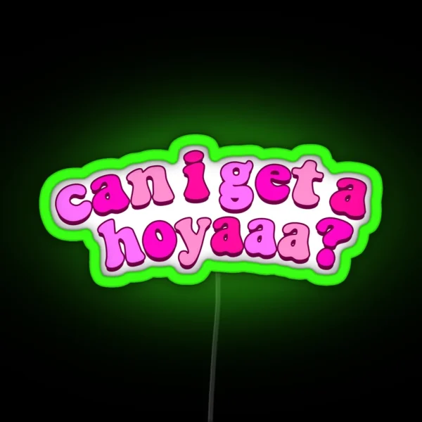 Hoyaaaaaaa RGB Neon Sign