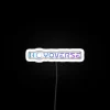 Vibrant HOYOVERSE LED Sign with Color-Changing RGB Neon Lighting Effects