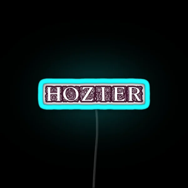 Hozier Purple RGB Neon Sign