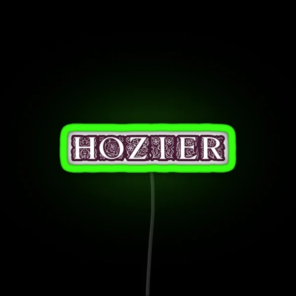 Hozier Purple RGB Neon Sign