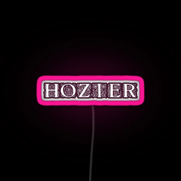 Hozier Purple RGB Neon Sign