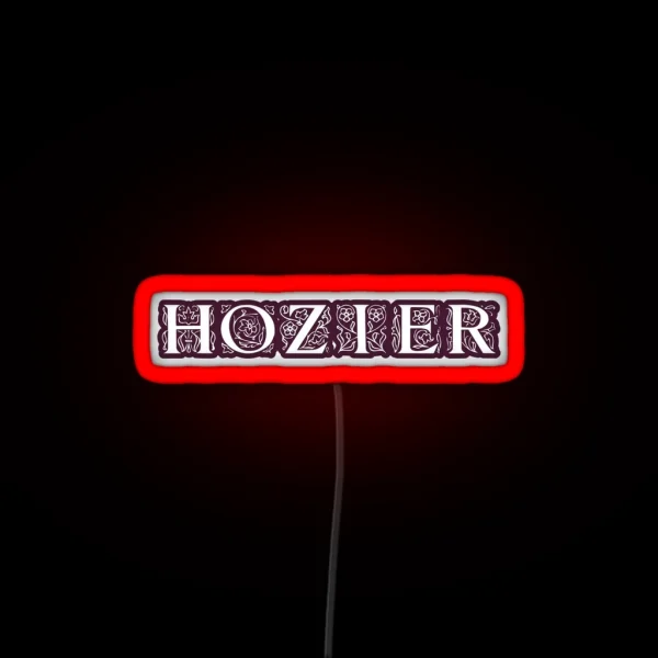 Hozier Purple RGB Neon Sign