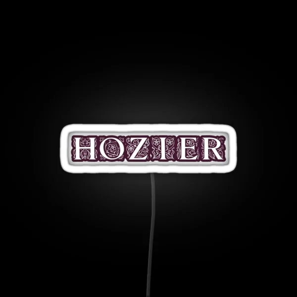 Hozier Purple RGB Neon Sign