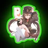 Genshin Impact Inspired Hu Tao Butterfly Themed Neon Decor Sign