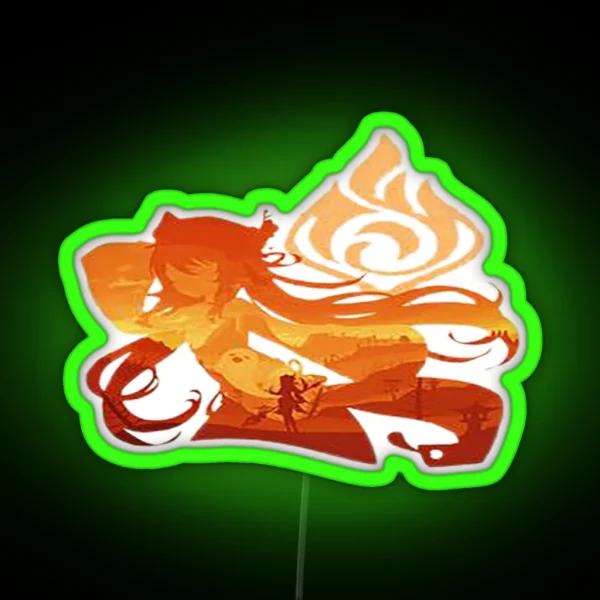 Hu Tao RGB Neon Sign